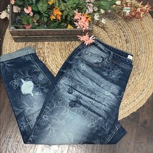 Cato NWT 18w girlfriend ankle jeans